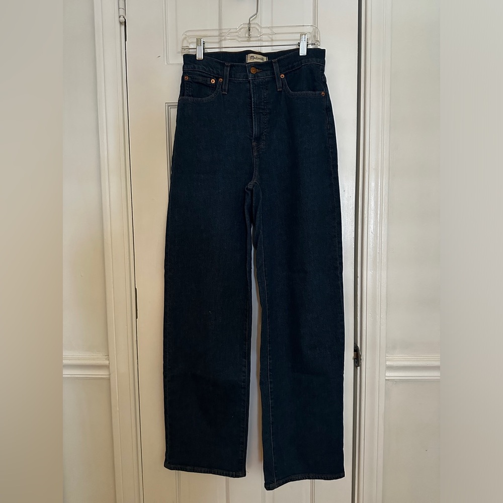 Madewell Blue Straight Jeans Classic Style